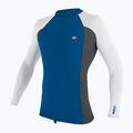 Чоловічий лонгслів для плавання O'Neill Premium Skins Rash Guard глибоке море/графіт/білий