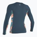 Лонгслів для плавання жіночий O'Neill Side Print Rash Guard copen blue/painted tropics 2