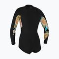 Гідрокостюм для плавання жіночий O'Neill Bahia 2/1 Front Zip Short Spring black/mikah floral/black 2