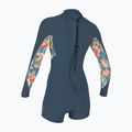 Гідрокостюм жіночий O'Neill Bahia 2/1 Back Zip LS Spring copen blue/painted tropics/copen blue 2