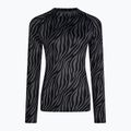 Лонгслів термоактивний жіночий Surfanic Cozy Limited Edition Crew Neck black zebra 4