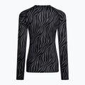 Лонгслів термоактивний жіночий Surfanic Cozy Limited Edition Crew Neck black zebra 5