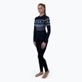 Лонгслів термоактивний жіночий Surfanic Cozy Limited Edition Crew Neck black fairisle 3