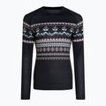 Лонгслів термоактивний жіночий Surfanic Cozy Limited Edition Crew Neck black fairisle 4