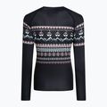 Лонгслів термоактивний жіночий Surfanic Cozy Limited Edition Crew Neck black fairisle 5