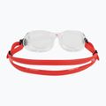 Окуляри для плавання дитячі Speedo Futura Classic Junior lava red/clear 5