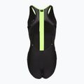 Купальник суцільний жіночий Speedo Reflect Wave black/green 2