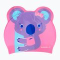 Шапочка для плавання дитяча Speedo Plain Moulded Silicone pink
