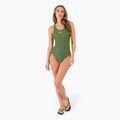 Купальник суцільний жіночий Speedo Boomstar Allover Muscleback чорно-жовтий 68-12299A599 2