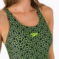 Купальник суцільний жіночий Speedo Boomstar Allover Muscleback чорно-жовтий 68-12299A599 4