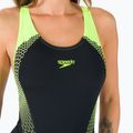 Купальник суцільний жіночий Speedo Fit Laneback чорно-жовтий 68-11389F344 4