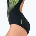 Купальник суцільний жіночий Speedo Fit Laneback чорно-жовтий 68-11389F344 5