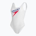 Купальник суцільний жіночий Speedo Deep U-BK Hi Leg PT AF білий 8-12369 4