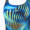 Купальник суцільний жіночий Speedo Printed Medalist black/blue 3