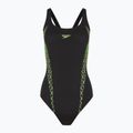 Купальник суцільний жіночий Speedo Panel Muscleback black/green