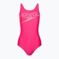 Купальник суцільний жіночий Speedo Logo Deep U-Back рожевий 68-12369A657