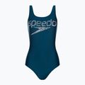 Купальник суцільний жіночий Speedo Logo Deep U-Back блакитний 68-12369G711