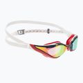 Окуляри для плавання Speedo Fastskin Pure Focus Mirror white/phoenix red/usa charcoal 68-11778H224