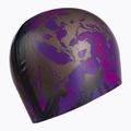 Шапочка для плавання Speedo Long Hair Printed чорно-фіолетова 68-11306