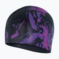 Шапочка для плавання Speedo Long Hair Printed чорно-фіолетова 68-11306 4