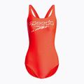 Купальник суцільний жіночий Speedo Logo Deep U-Back червоний 68-12369