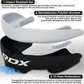 Захист щелепи дитячий RDX Mouth Junior black/white 2