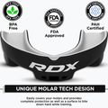 Захист щелепи RDX Mouth black/white 3
