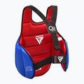 Захист тулуба RDX SCC-T2 Karate Chest guard red/blue 2