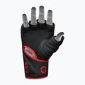 Рукавиці греплінгові RDX Grappling F6 matte red 4