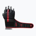Рукавиці греплінгові RDX Grappling F6 matte red 5
