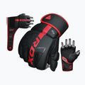 Рукавиці греплінгові RDX Grappling F6 matte red 7