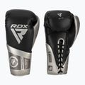 Боксерські рукавички RDX K1 Mark Pro Fight сріблясті