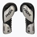 Боксерські рукавички RDX K1 Mark Pro Fight сріблясті 4