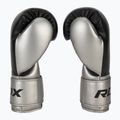 Боксерські рукавички RDX L2 Mark Pro Sparring Hook & Loop сріблясті 4