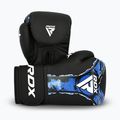Рукавиці боксерські RDX Boxing New Aura F17 black/blue 2