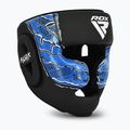 Шолом боксерський RDX New Aura F17 Head black/blue