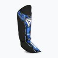 Захист гомілки та стопи RDX Instep New Aura F17 Shin black/blue 3