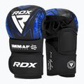 Рукавиці для греплінгу RDX IMMAF Approved Shooted Grappling blue
