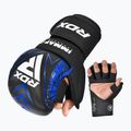 Рукавиці для греплінгу RDX IMMAF Approved Shooted Grappling blue 2