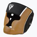 Боксерський шолом RDX Head Guard Aura Plus T-17 золотистий 2