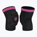 Захист на коліна RDX K5 Hosiery Knee Foam black/pink 2