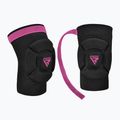 Захист на коліна RDX K5 Hosiery Knee Foam black/pink 3