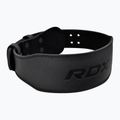 Пояс для важкої атлетики RDX 4" шкіряний чорний 3