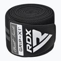 RDX KR11 Gym Knee Wrap чорні/сірі наколінники 3