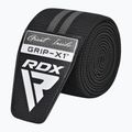 RDX KR11 Gym Knee Wrap чорні/сірі наколінники 4