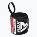 Бандаж на зап'ястя RDX WR11 Gym Wrist Wrap чорний/білий