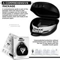 Захист щелепи RDX Mouth Guard white/black 3