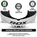 Захист щелепи RDX Mouth Guard white/black 4