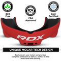 Захист щелепи RDX Mouth Guard black/red 5