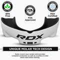 Захист щелепи дитячий RDX Mouth Junior white/black 3
